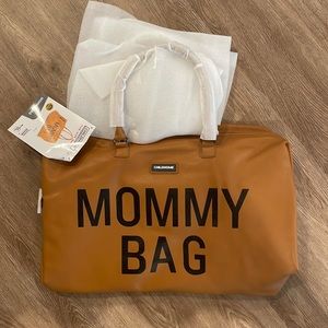 Large faux leather Mommy Bag